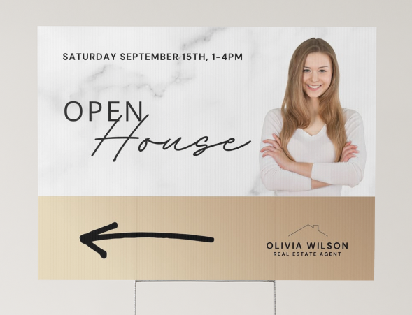 24×18 Full-Color UV Printed Yard Signs