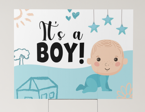 24×18 Full-Color UV Printed Yard Signs